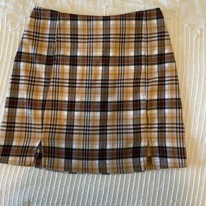 Plaid Mini Skirt